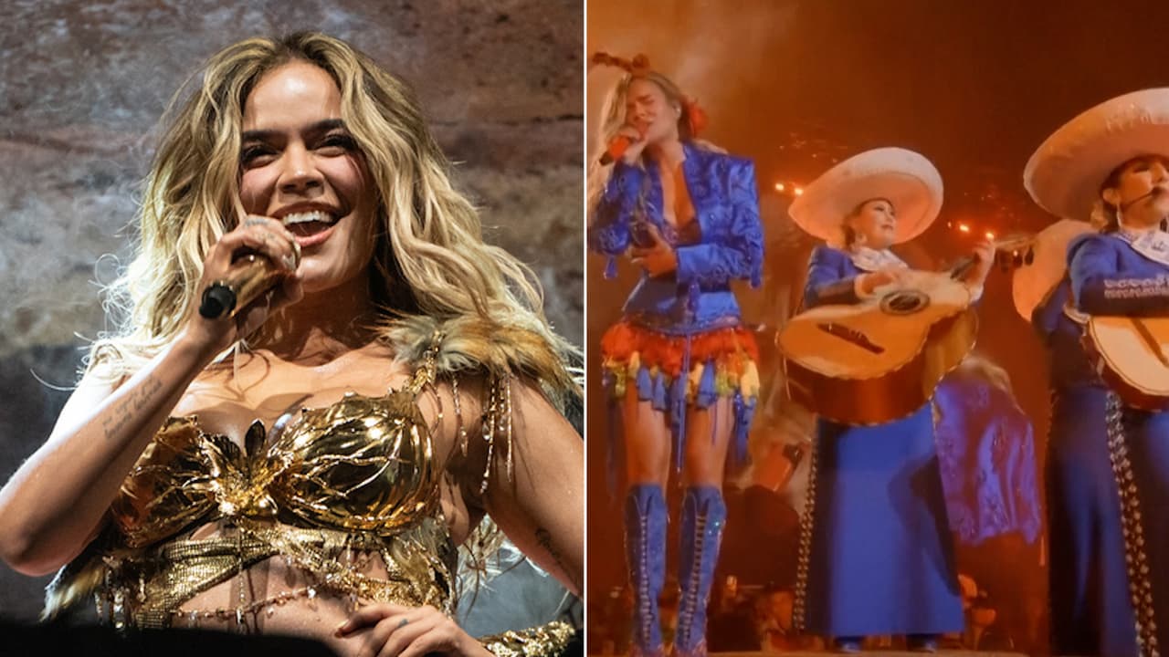 ¡Karol G hace historia en Coachella y hasta sube a un mariachi de mujeres!: video de su presentación