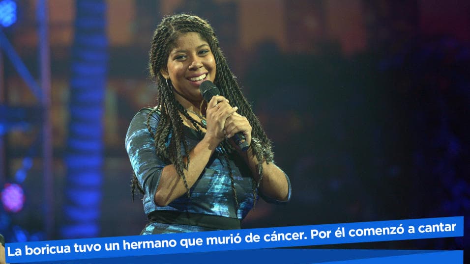 “Boricua en la casa!”, gritó muy orgullosa antes de audicionar. Confesó que tras la muerte de su hermano, la música fue lo que le dio ganas de continuar luchando.