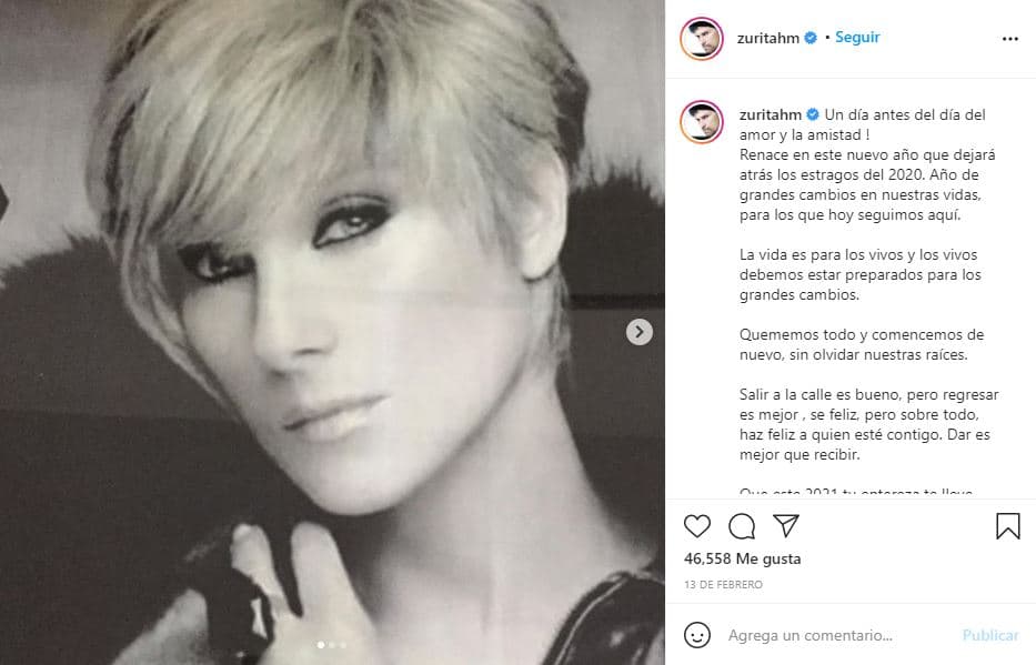 "Christian, siempre estarás viva en mi corazón: ayer, hoy y siempre; el fuego de tu amor es mi renacer para seguir construyendo lo que la vida se llevó. Yo seguiré en este camino hasta poder ser un hombre reconciliado", anotó.