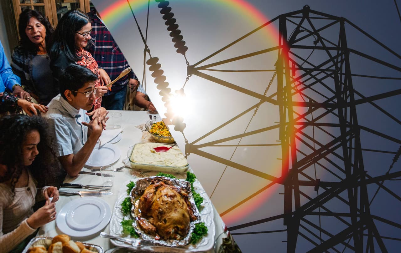 Miles de familias pueden tener apagones durante el día de Acción de Gracias