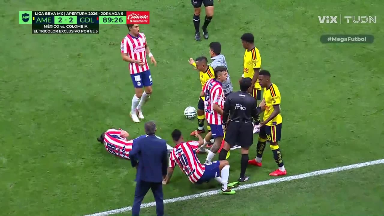 ¡Se calienta el Clásico! Se armaron los empujones entre el Oso, Borja y Álvarez