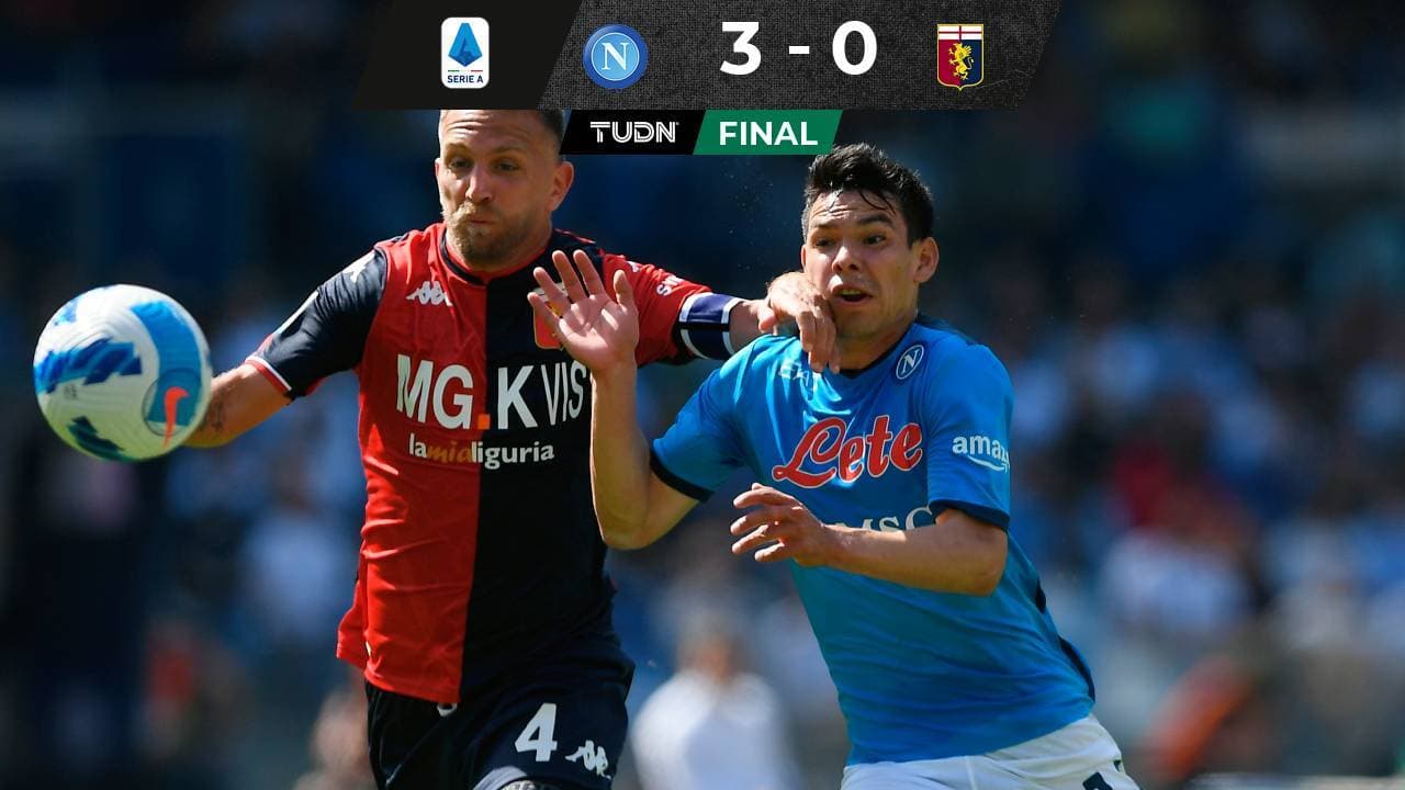 Chucky y Napoli vencen al Genoa de Johan, al borde del descenso