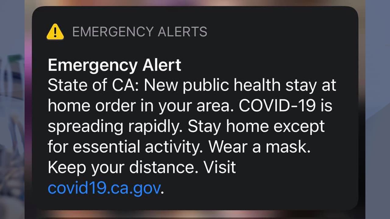 Texto de emergencia: residentes del Valle Central reciben mensaje para que se queden en casa