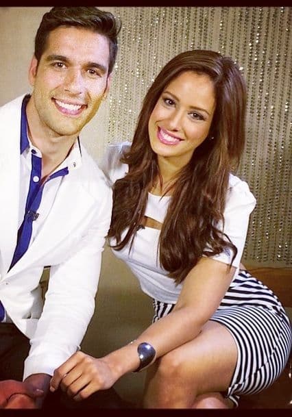 Aleyda entrevistó al guapo Lenny de la Rosa y quedó fascinada por su gran carisma.