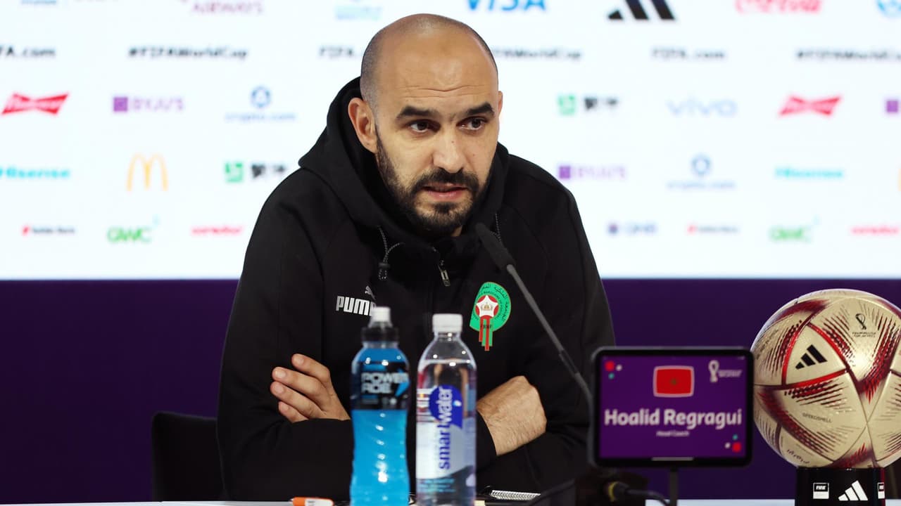 Regragui de cara al Francia vs. Marruecos: “Puede que estemos locos, pero no cansados”