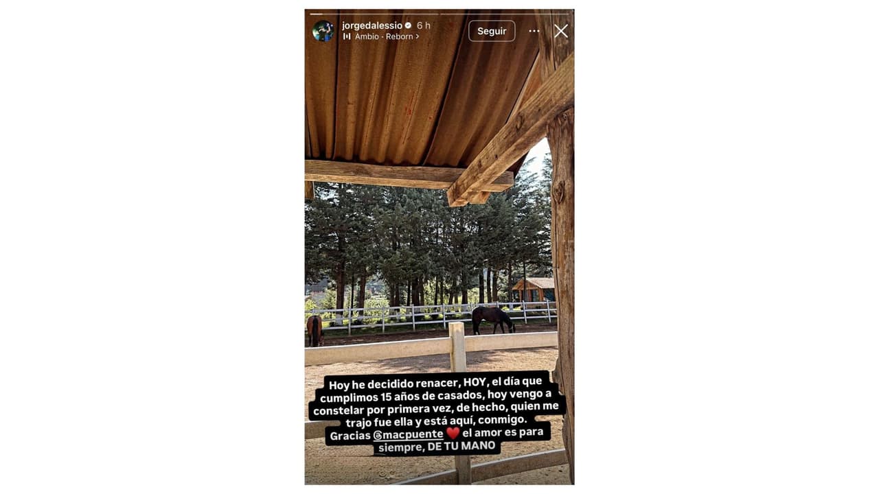 El mensaje de Jorge D'Alessio que desató rumores de reconciliación con Marichelo Puente.