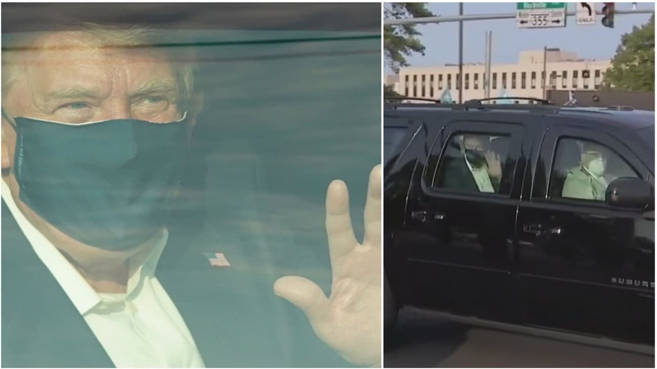 Médico del Walter Reed critica la "irresponsabilidad" de Trump por salir contagiado y exponer al Servicio Secreto