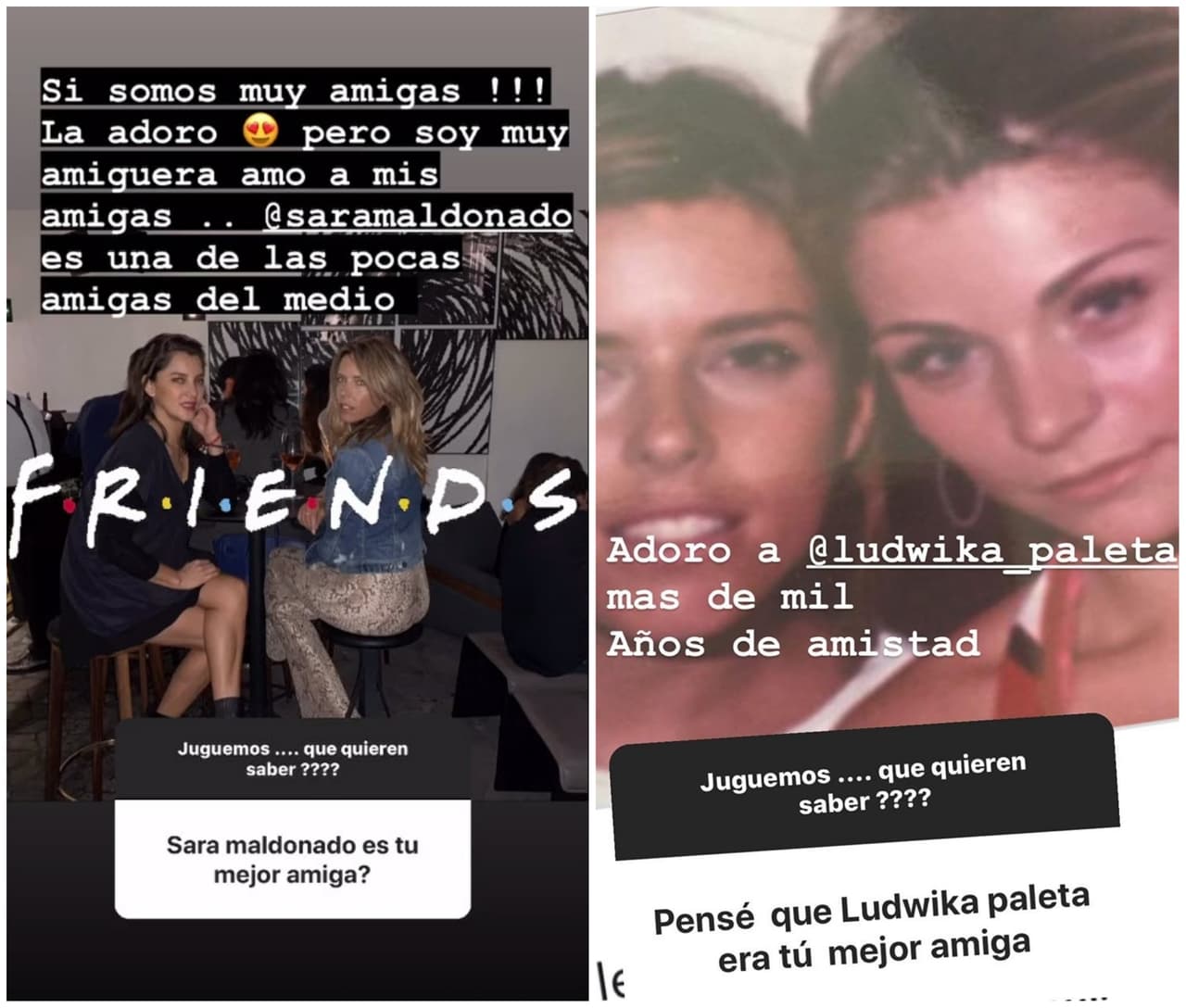 A lo largo de su carrera ha podido conservar buenas amistades del medio artístico, a las que no dejó de recordar, entre ellas las actrices 
<b>Sara Maldonado y Ludwika Paleta.</b>