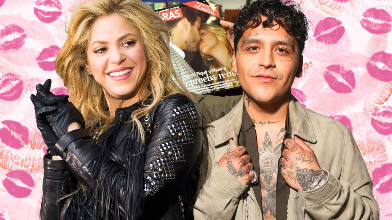 Shakira y Christian Nodal protagonistas de los besos más escandalosos de los últimos tiempos