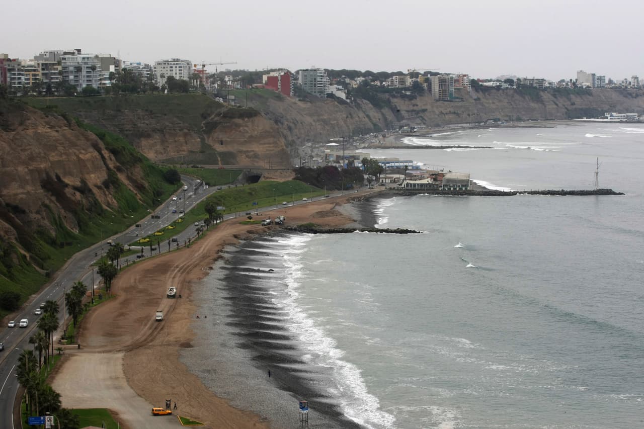 La Costa Verde, en Lima.
