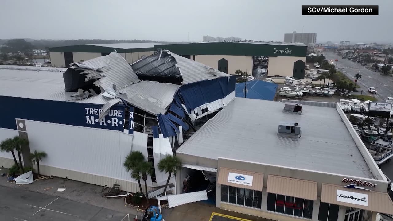 La oficial de información pública del condado Bay, Valerie Sale, dijo que hubo reportes aislados de daños significativos, incluso en un complejo de apartamentos. Y en Marianna se presentaron 7 personas lesionadas con un tornado.