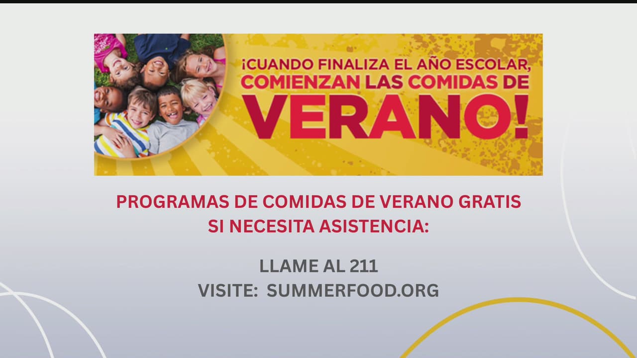 Comidas gratuitas para niños durante el verano