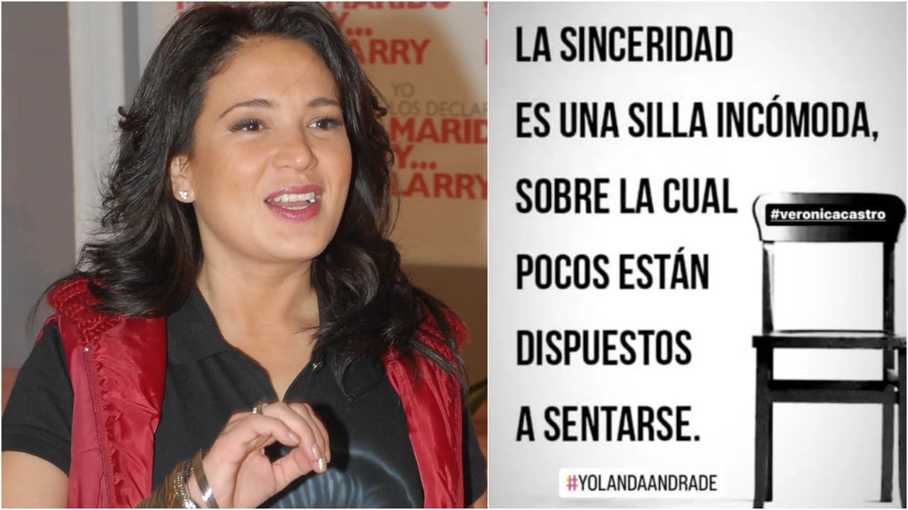 Yolanda Andrade envió un mensaje a Verónica Castro en medio de polémica por supuesto acoso.