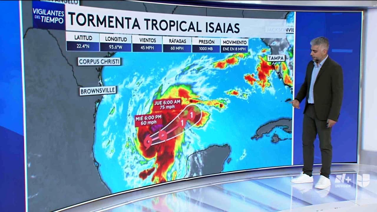 ¿Dónde se encuentra la tormenta tropical Isaías y cuándo se podría convertir en huracán?: Meteorólogo responde