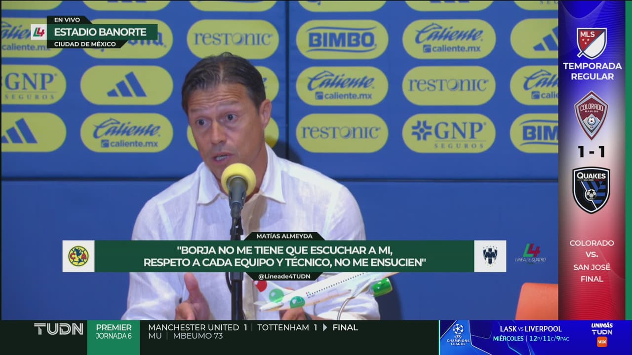 Almeyda se engancha con periodista tras el América vs. Monterrey
