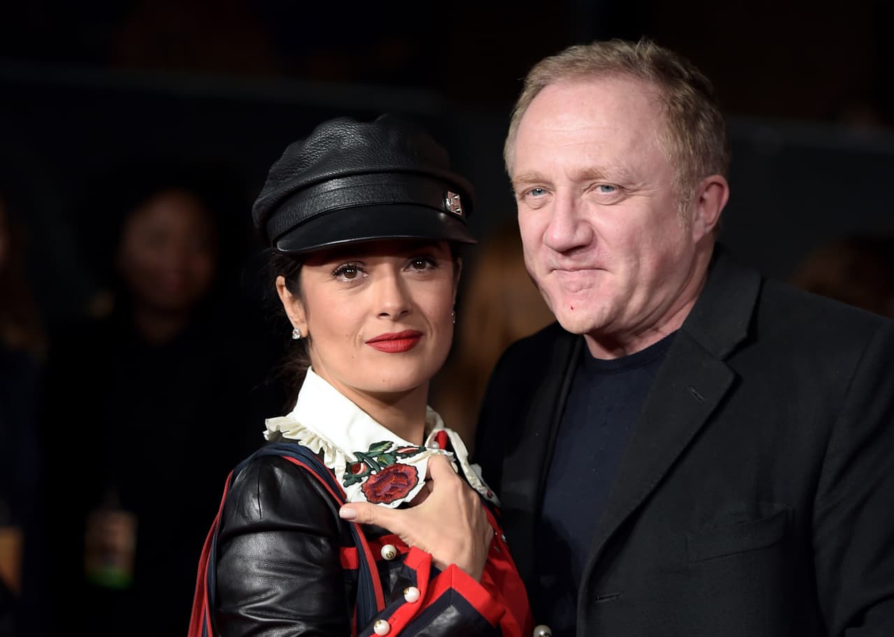 Salma Hayek y Francois-Henri Pinault salieron de fiesta.