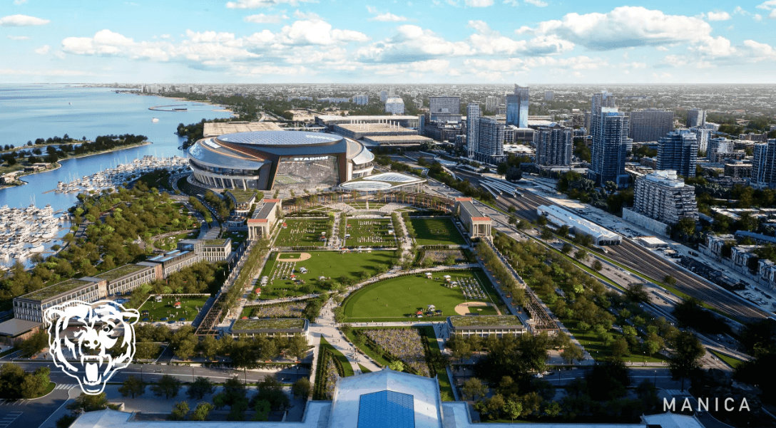 Los Bears contribuirán con dos mil millones de dólares, un costo del 70% del estadio. El resto de los fondos sería a través de la Autoridad Estatal de Instalaciones Deportivas