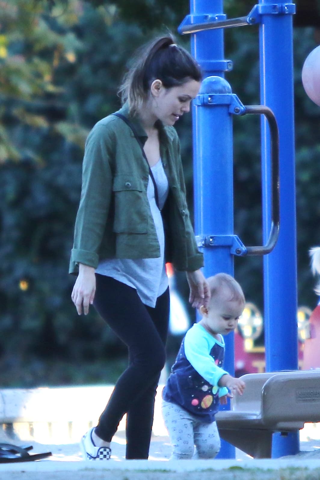 Briar quería jugar en todo lo que se topara. ¡Divina!