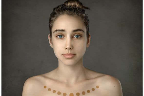 Esther Honig hizo modificar su rostro según la belleza de diferentes países. Aquí, Serbia. Foto: Gentileza.