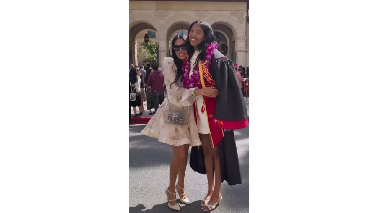 Vanessa Bryant expresó su orgullo por su hija Natalia.