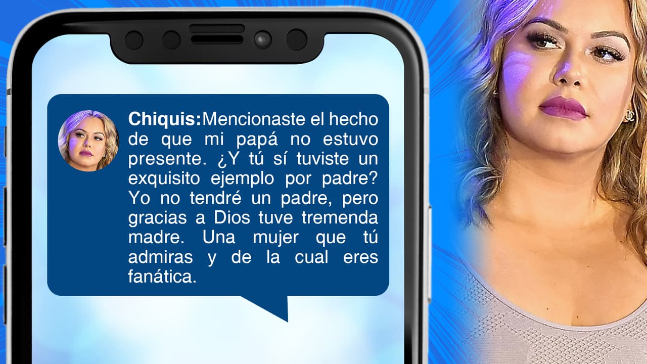 Chiquis repelió los ataques contra ella recordando las enseñanzas de su mamá y señalando que la calidad de un padre no se medía con dinero sino con el tiempo que un hombre pasaba con su prole. Apuntó también que Lorenzo quería darle su apellido a Kaitlyn, a quien ha criado como a su propia hija.