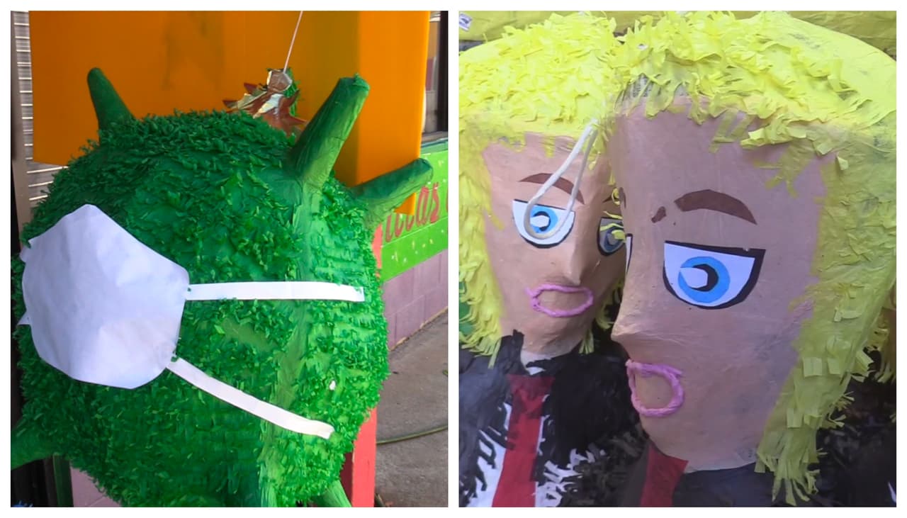 Piñatas en forma de coronavirus y Trump: lo más vendido para celebrar Halloween