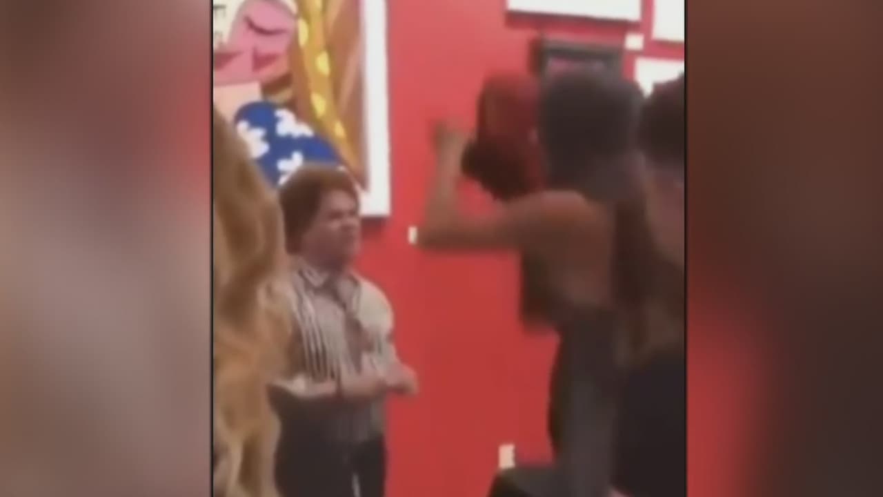 Esta semana tuvimos con nosotros a la mujer que protagonizó el video viral donde 
<a href="https://www.univision.com/shows/despierta-america/el-video-viral-de-una-mujer-rompiendo-una-costosa-obra-de-romero-britto-que-dijo-el-artista-sobre-el-reclamo-video">rompe una obra de Romero Britto</a>.