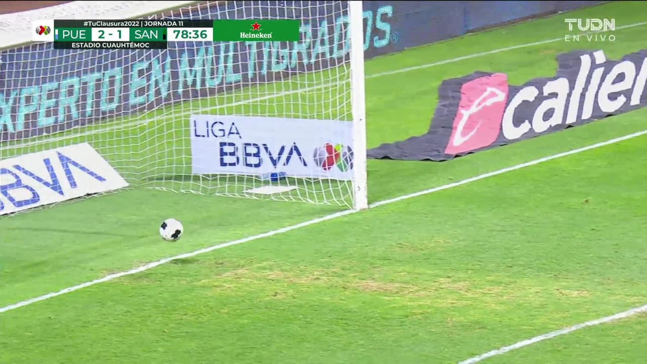 ¡GOOOL! Leonardo Suárez anota para Santos Laguna.
