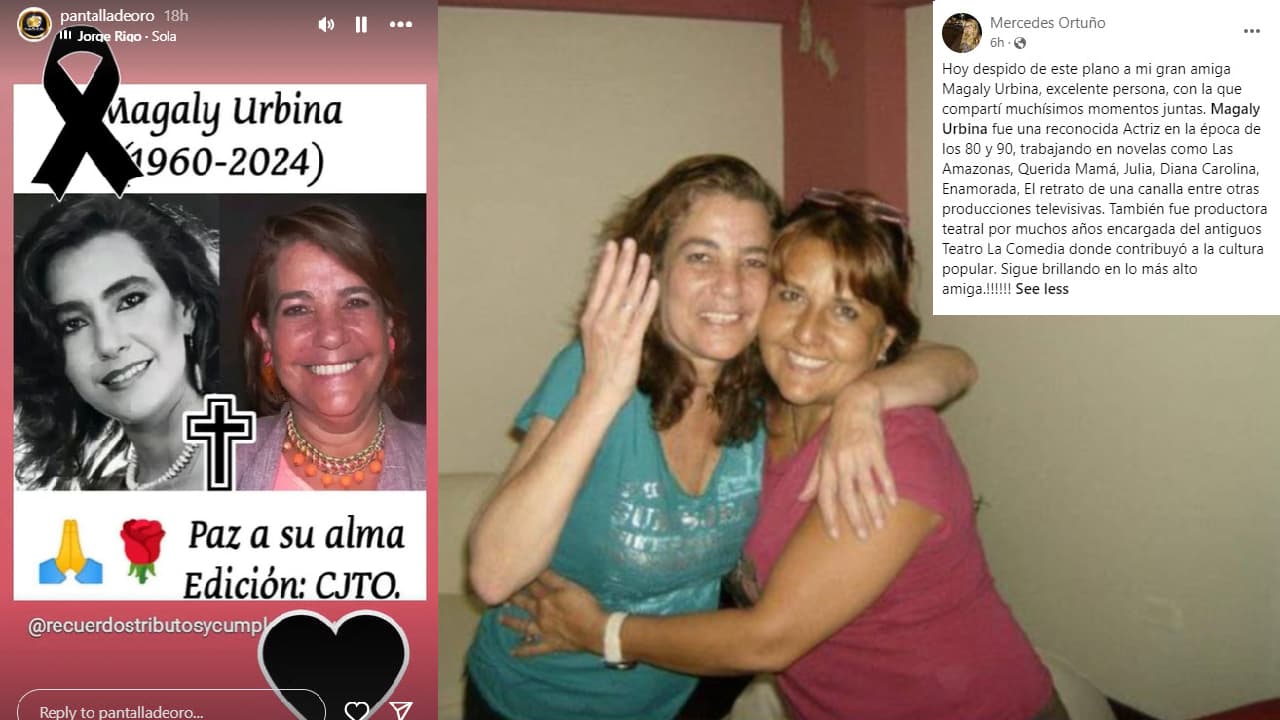 Muere Magaly Urquidi, actriz venezolana.