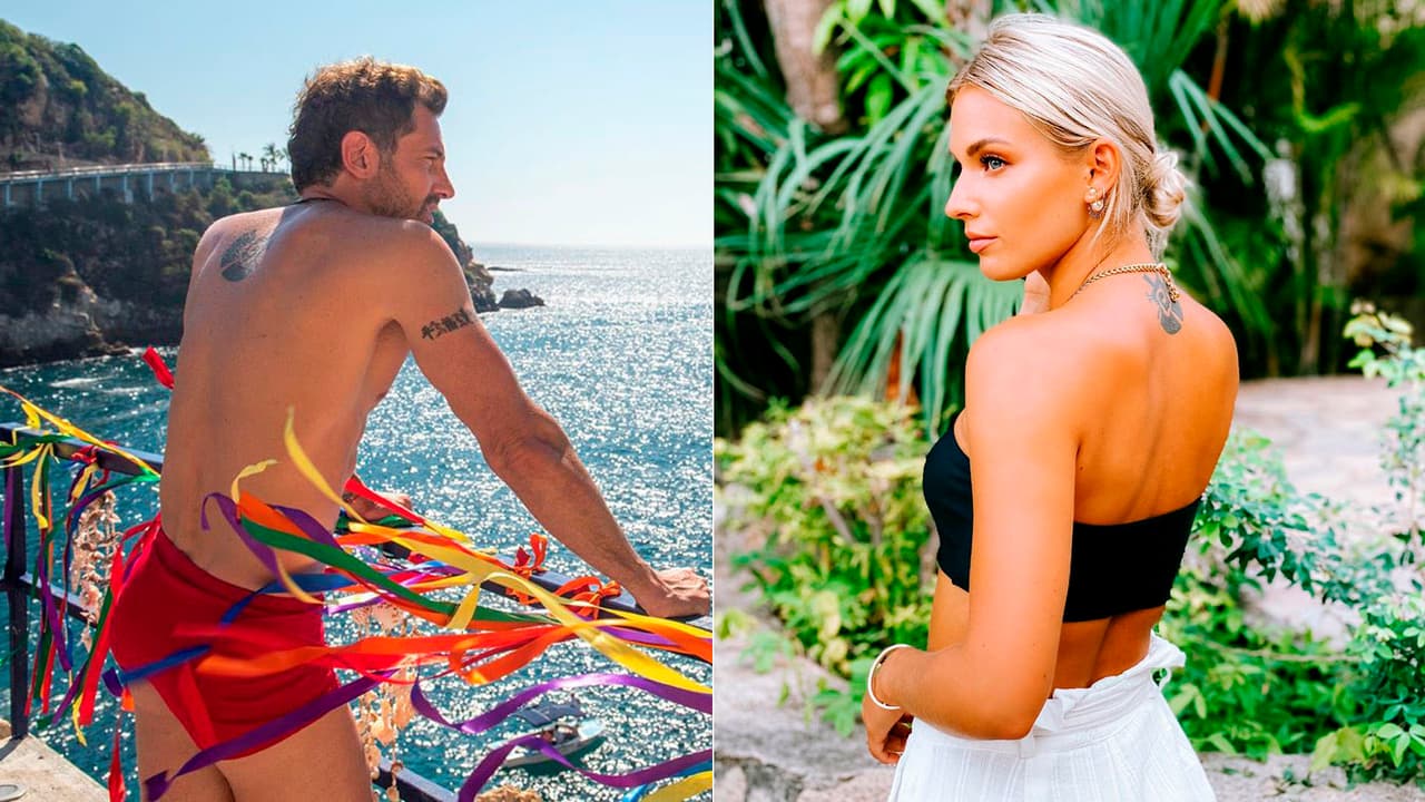 Ambos tienen el mismo diseño de tatuaje, realizado en la parte alta de sus espaldas.