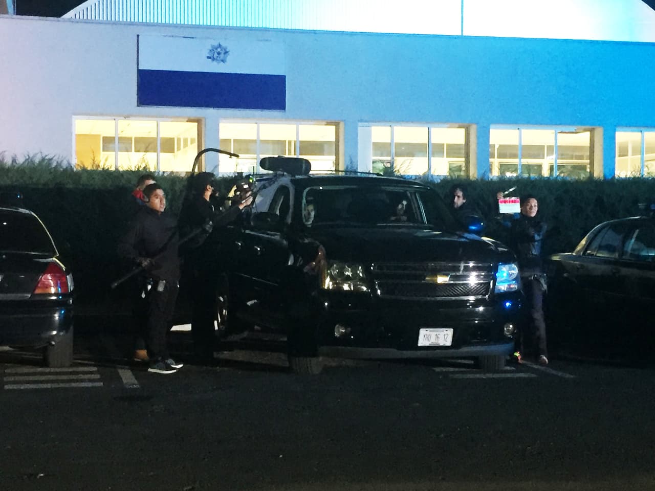 Los técnicos y camarógrafos tenían todo listo.