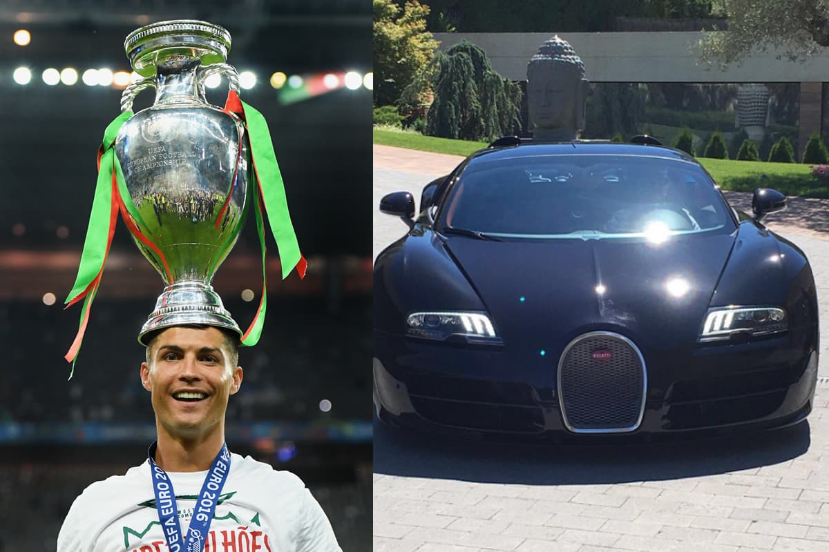 Cristiano Ronaldo compró un Bugatti Veyron para celebrar el triunfo en la Eurocopa 2016