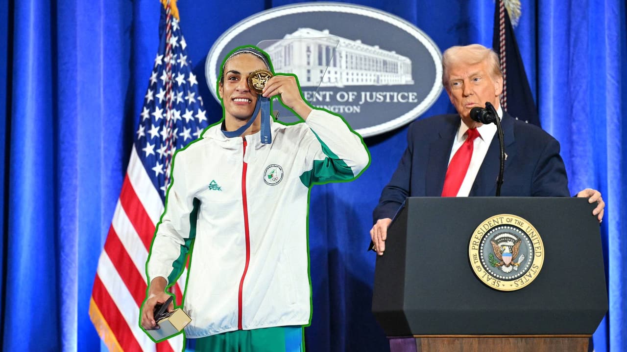 Sin miedo, Imane Khelif lanza tremendo reto a Trump hacia LA 2028