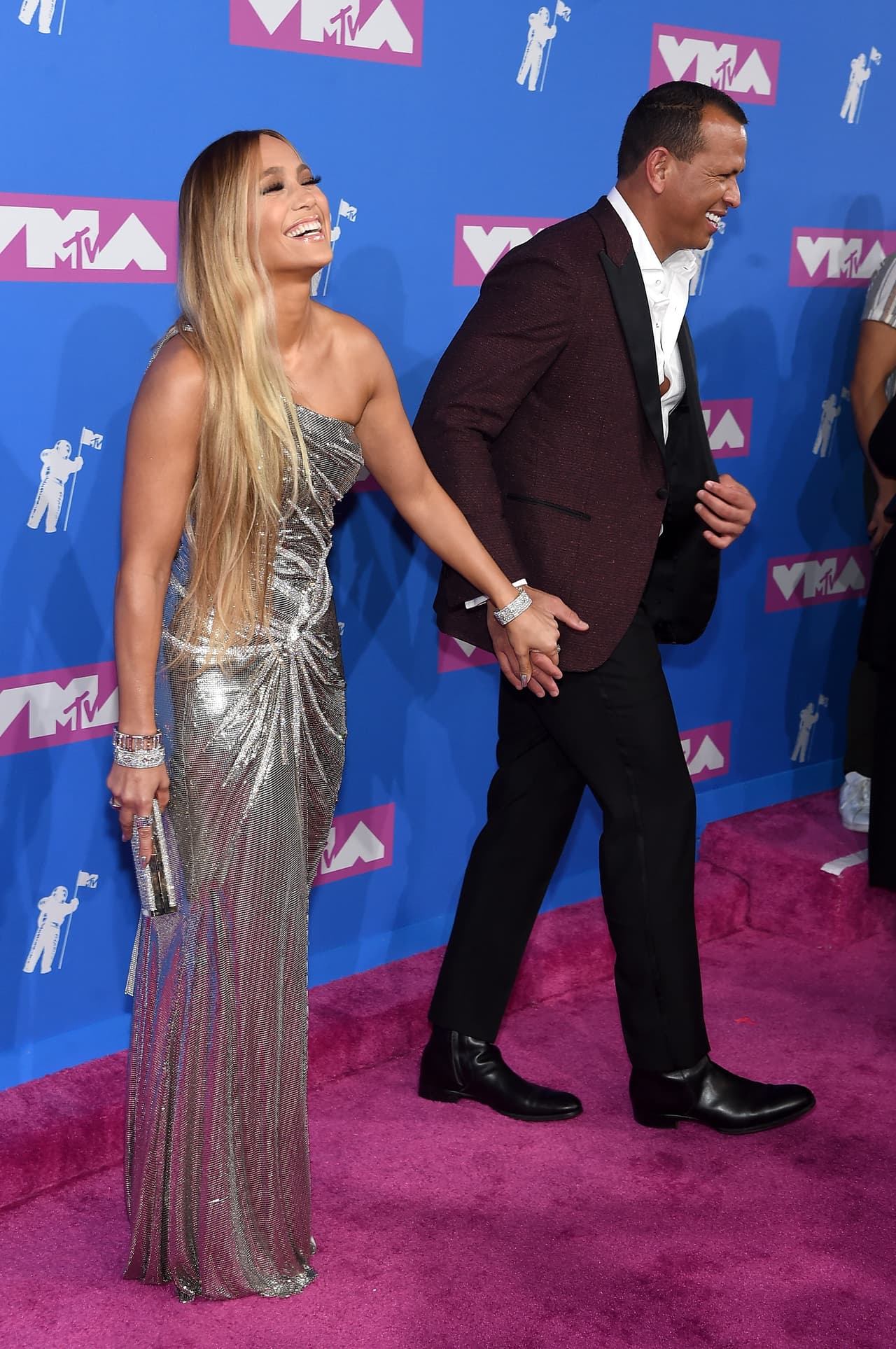 JLo con A.Rod en 2018.