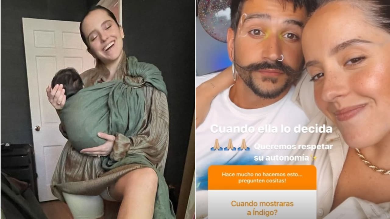Evaluna explica el motivo por qué ella y Camilo decidieron no mostrar el rostro de Índigo