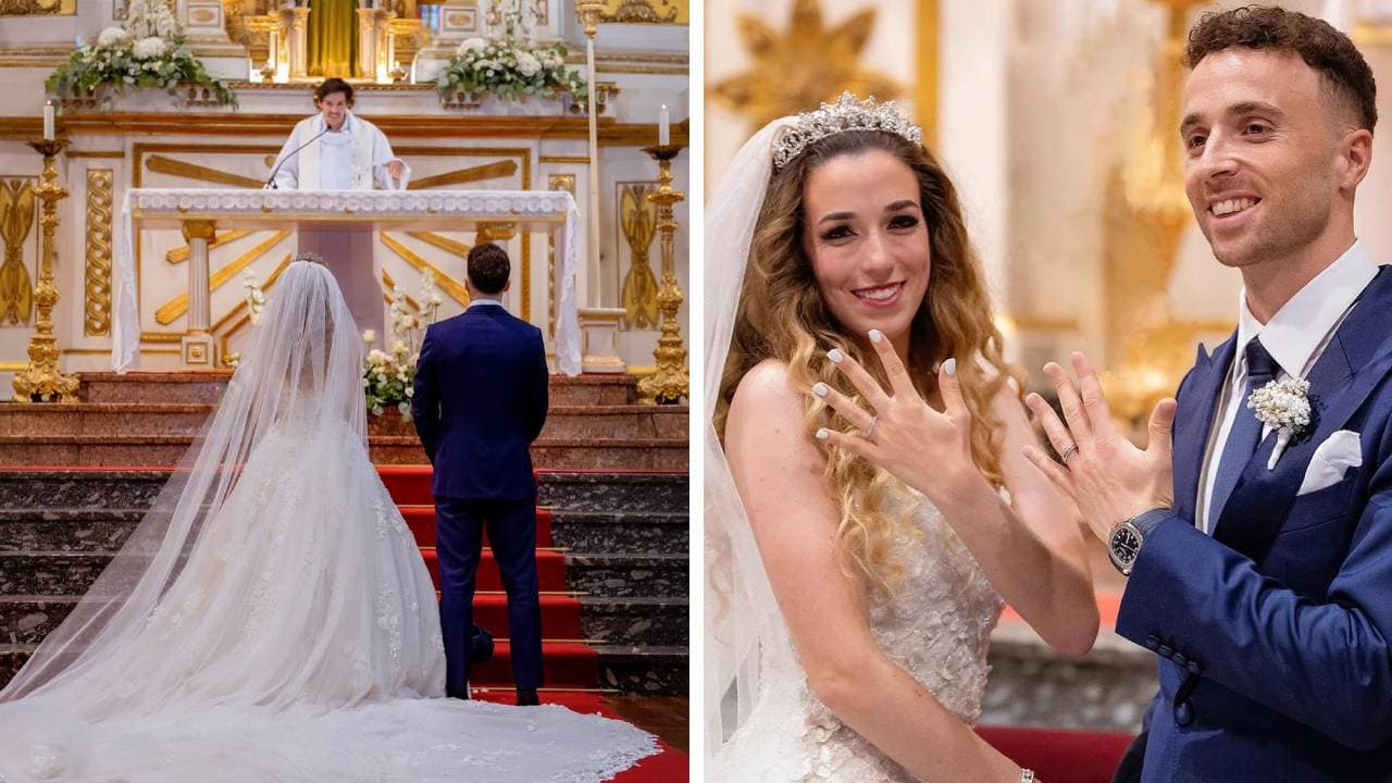 Diogo Jota y Rute Cardoso se casaron el 22 de junio de 2022.