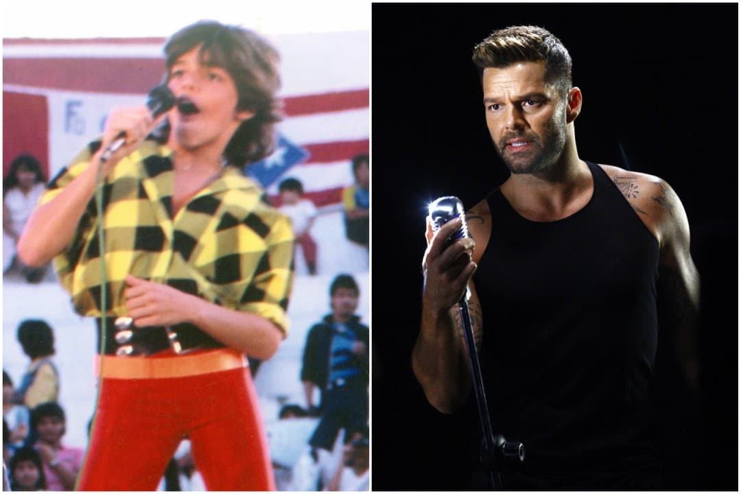 Ricky Martin comenzó su carrera en el grupo Menudo cuando aún era muy jovencito.