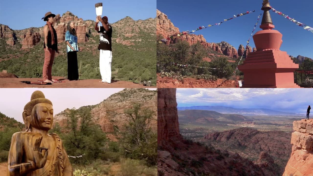 <b><a href="https://www.univision.com/local/arizona-ktvw/sedona-arizona-se-ha-convertido-en-un-refugio-para-muchas-personas-que-estan-en-la-busqueda-de-sanacion-espiritual-fotos">Amitabha Stupa and Peace Park</a></b> es uno de los pocos lugares en occidente que tiene un monumento budista, por lo que en medio de pinos y formaciones rocosas los visitantes buscan la sanación espiritual.