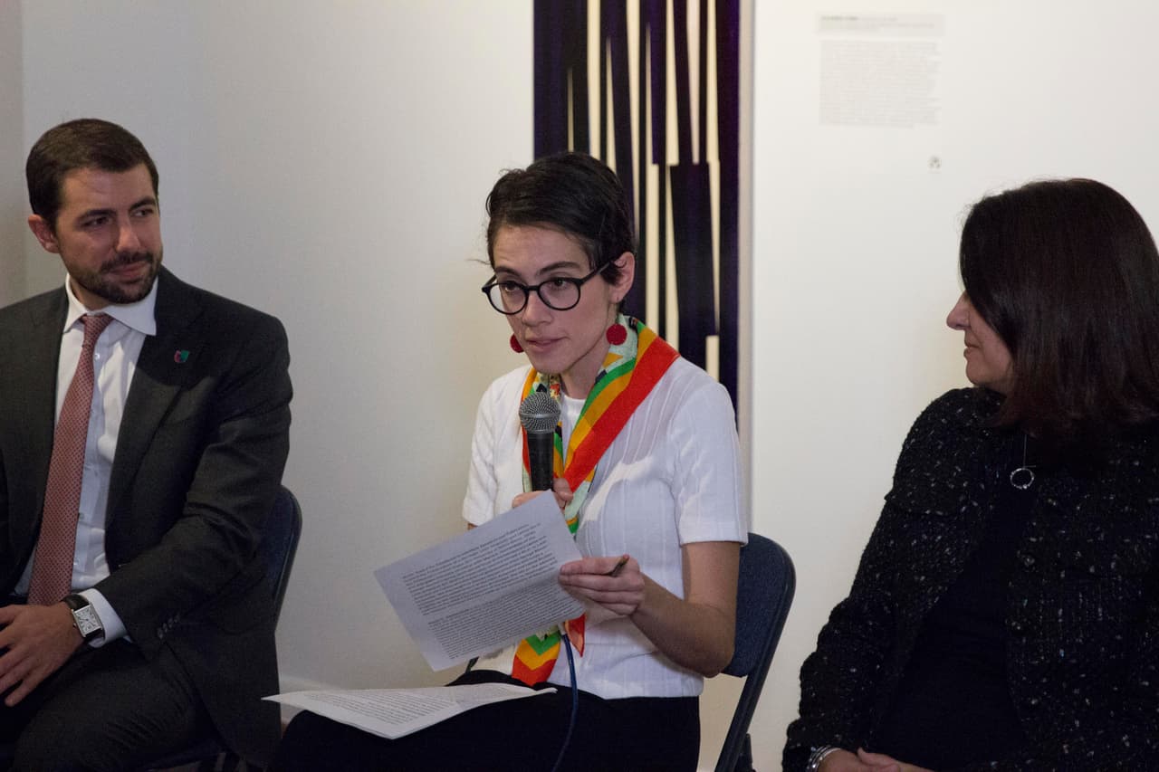 En el lanzamiento del catálogo digital del Museo de Arte de las Américas en Washington, DC.