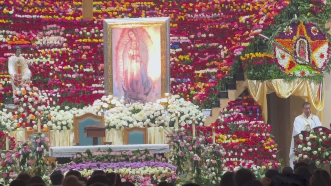 Así celebran el Día de la Virgen de Guadalupe en La Misión de Nuestra Señora de las Américas