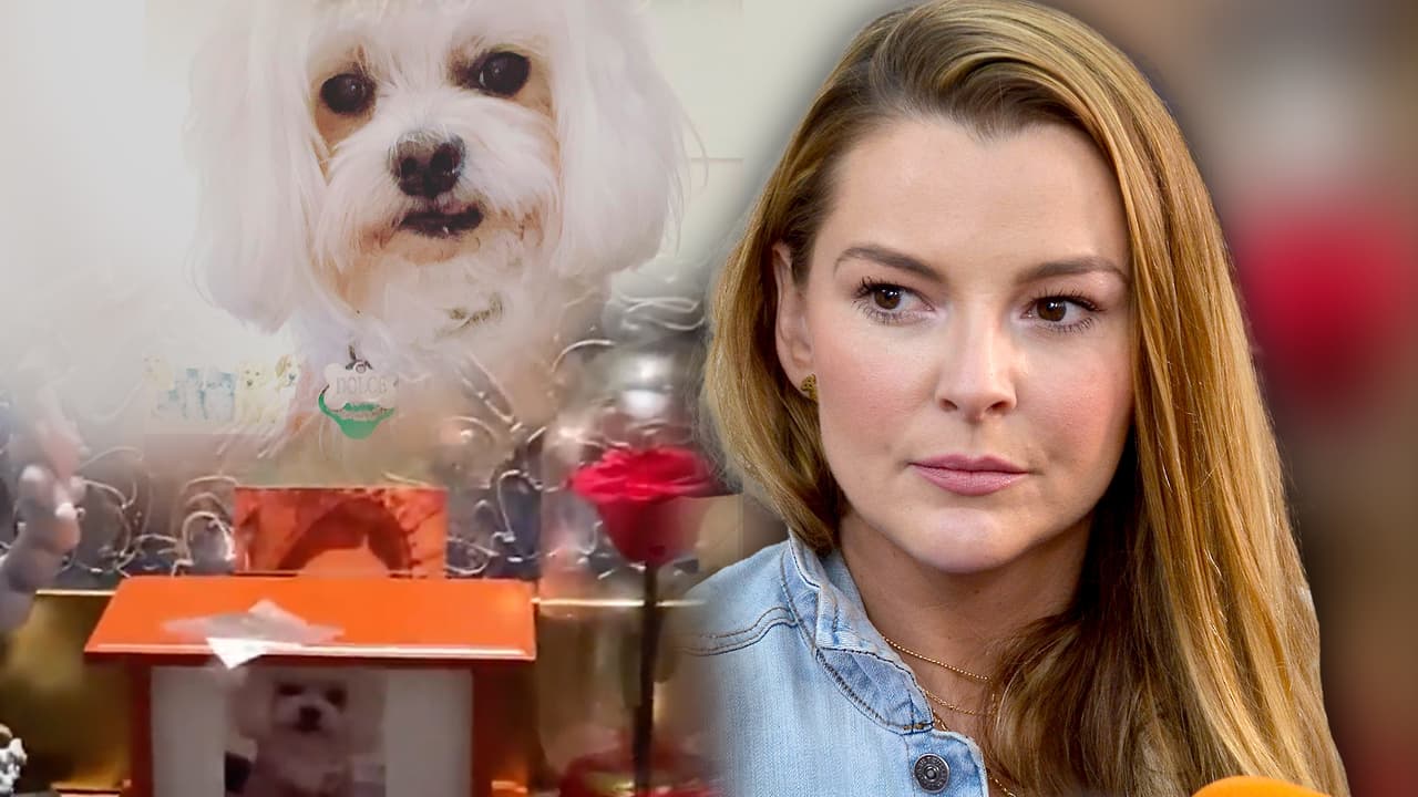 Abatida por su muerte, Marjorie de Sousa recibe los restos de su ‘hijo’: “Siempre te voy a extrañar”