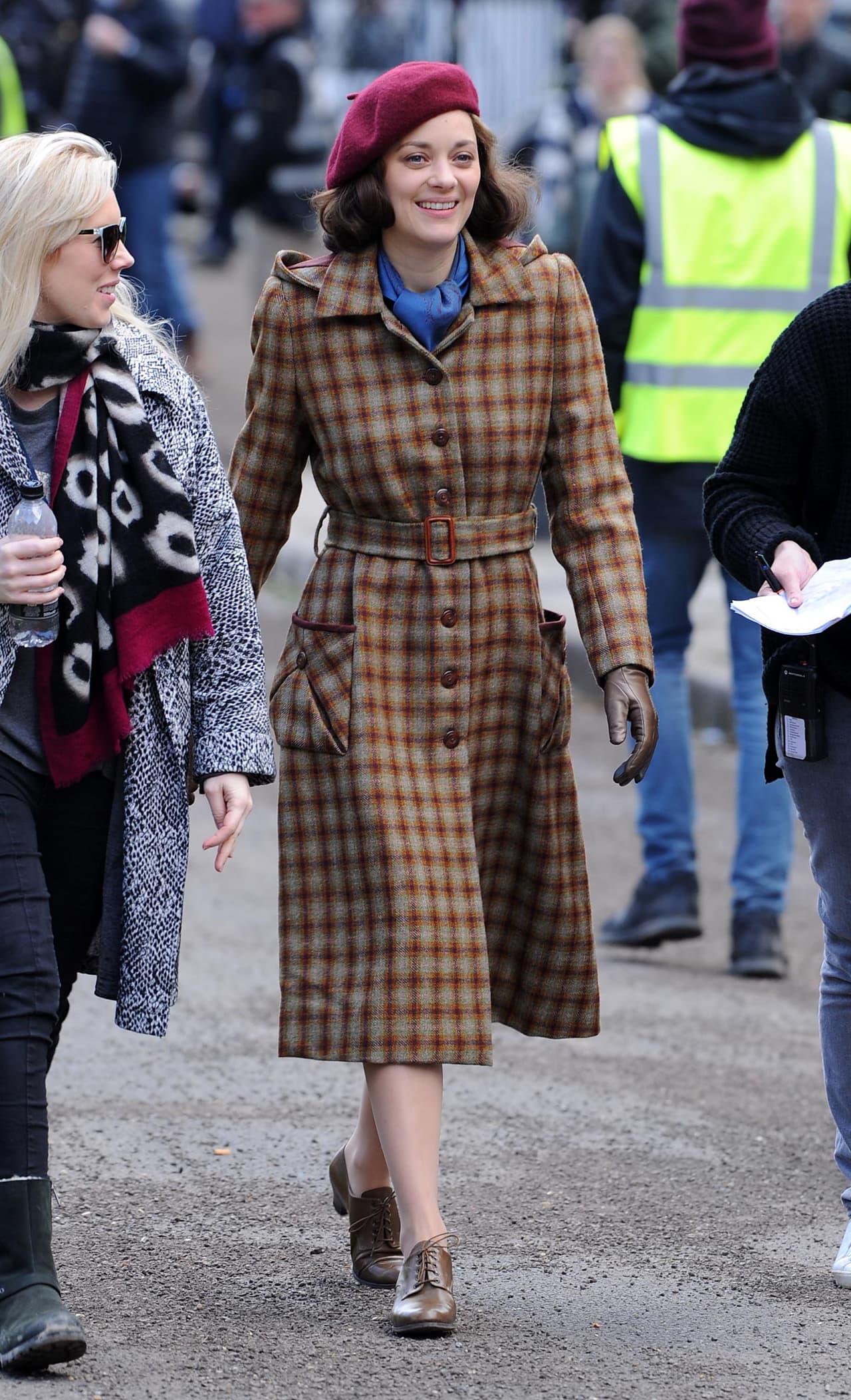 Marion con una sonrisa en el rostro todo el tiempo.