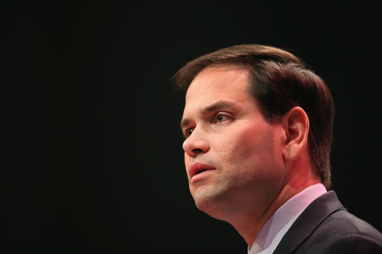 Así recibieron a Marco Rubio en el Senado