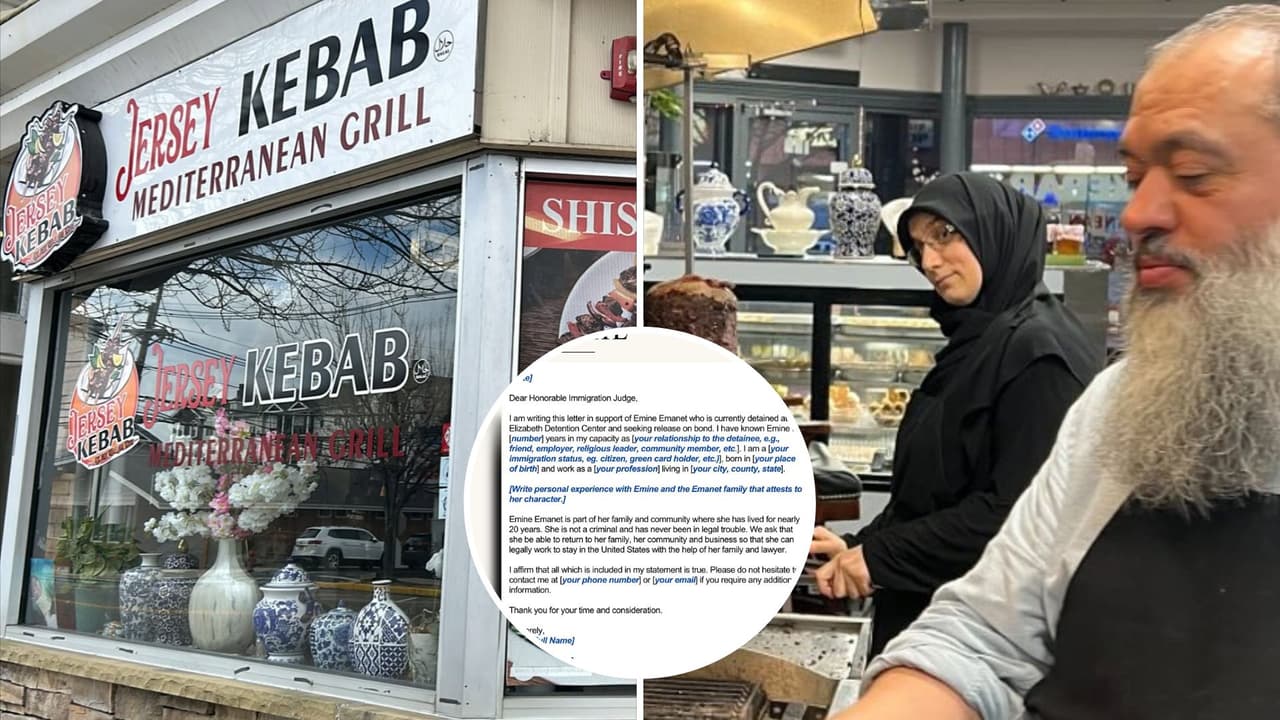 ICE detiene a dueños de restaurante turco en NJ y la comunidad pide a un juez su liberación