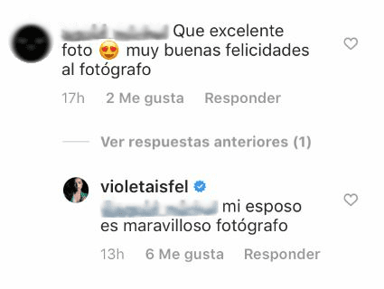 Además, la también cantante aseguró que su esposo Raúl Bernal es "maravilloso fotógrafo".