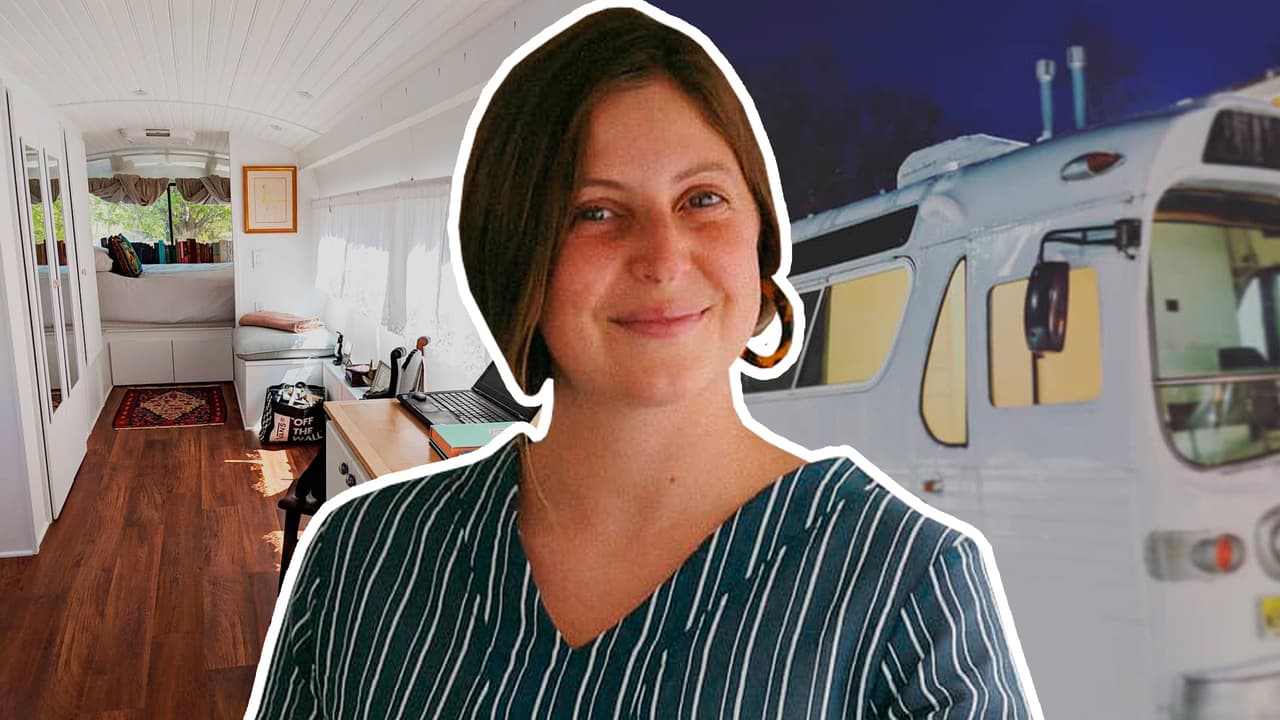 Esta mujer transformó un autobús viejo en una bellísima casa rodante