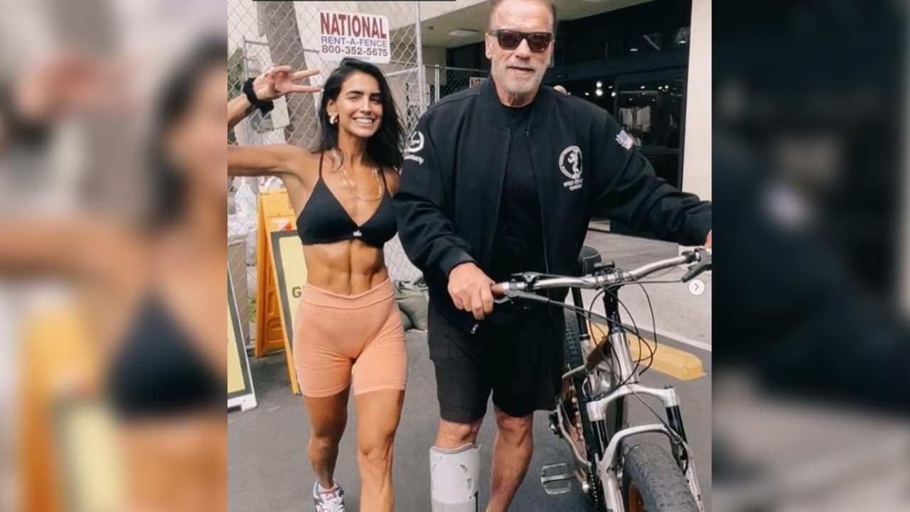 Bárbara de Regil presume en las redes sociales su fotografía con Arnold Schwarzenegger