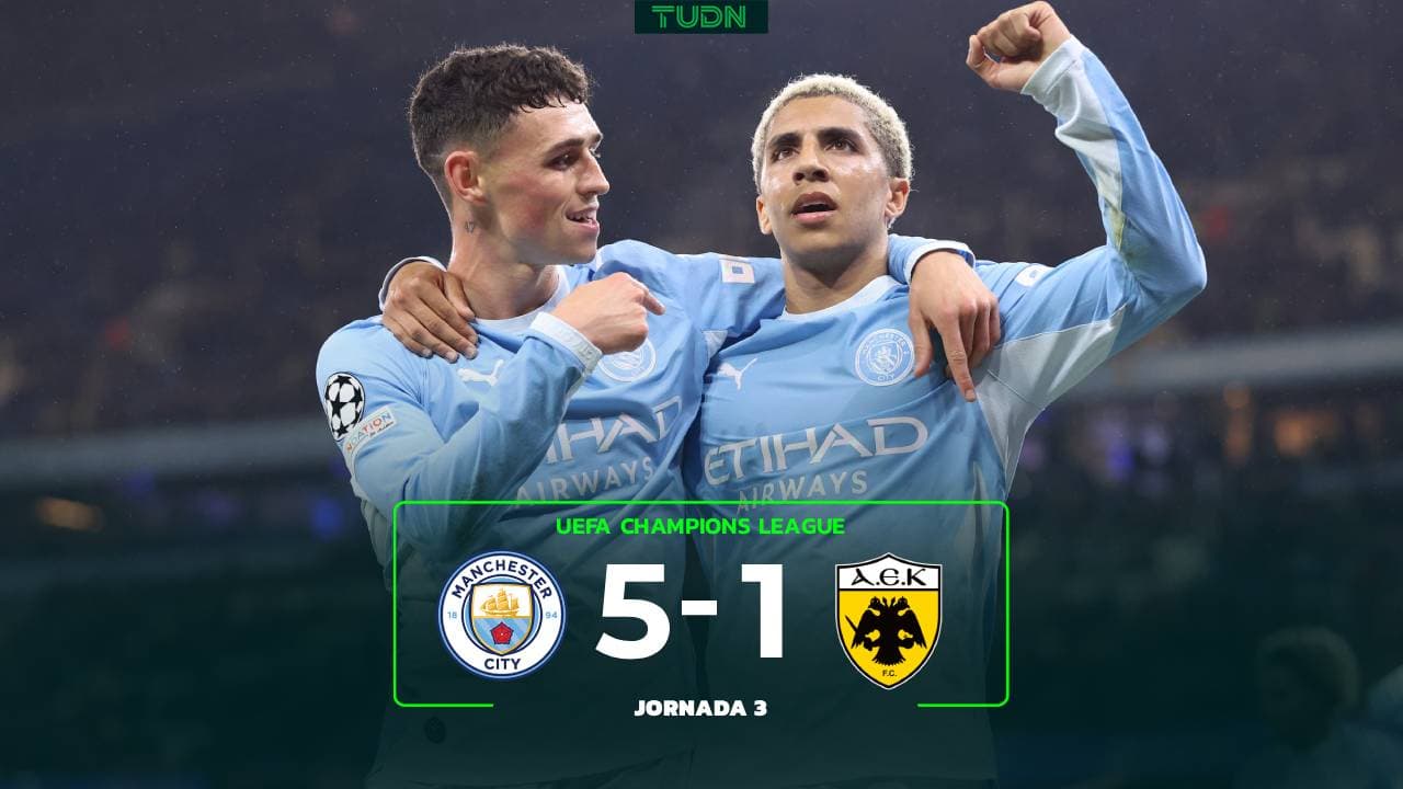 Phil Foden se luce con 'hat-trick' en goleada del City