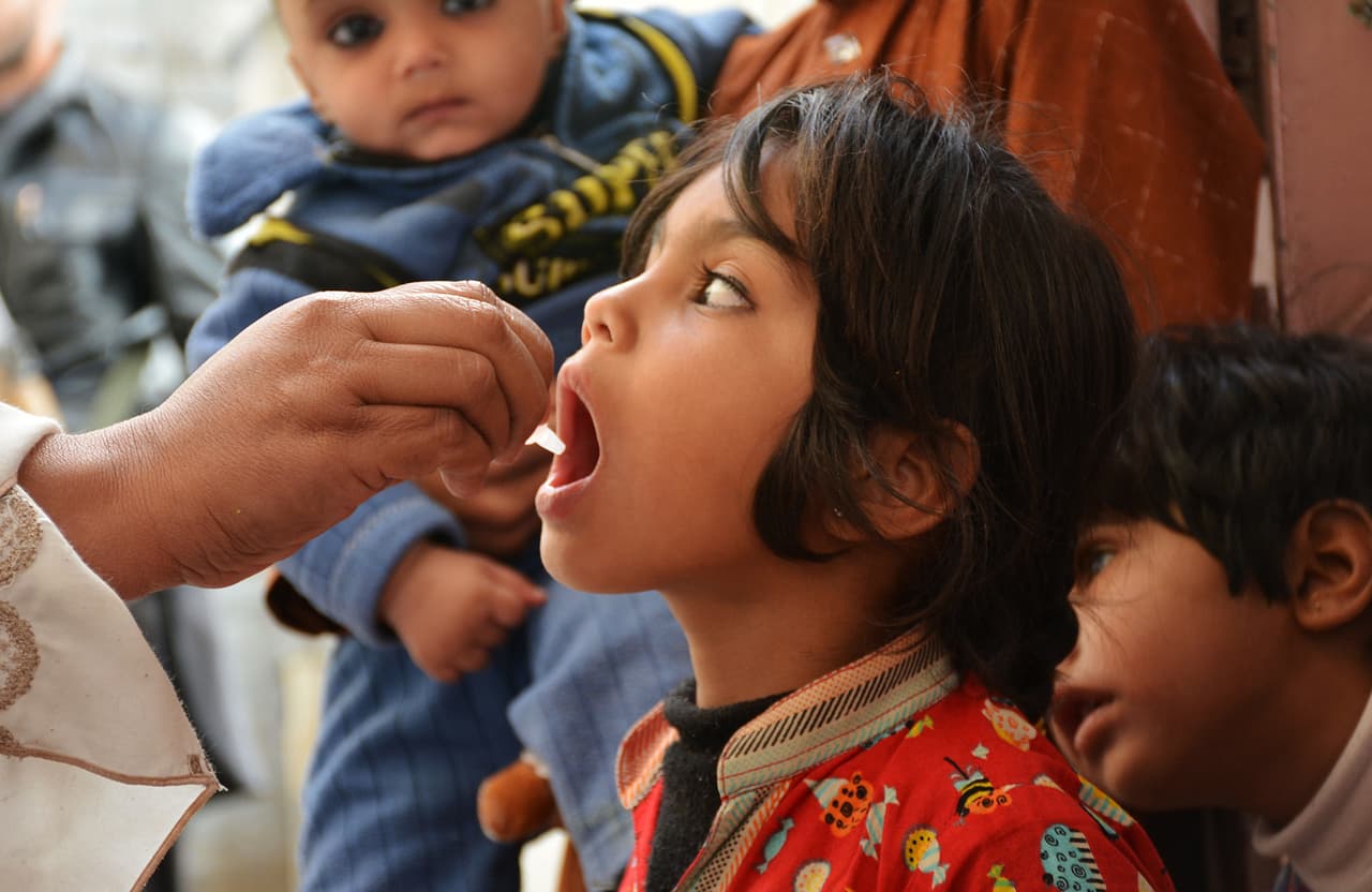 Tras la creación de la iniciativa el polio se ha reducido en un 99%.