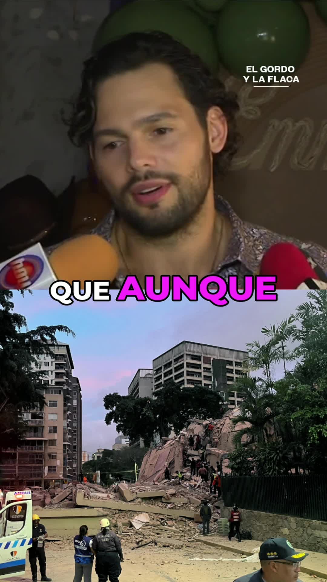 Emmanuel Palomares hace un llamado a no olvidar a Venezuela tras los terremotos